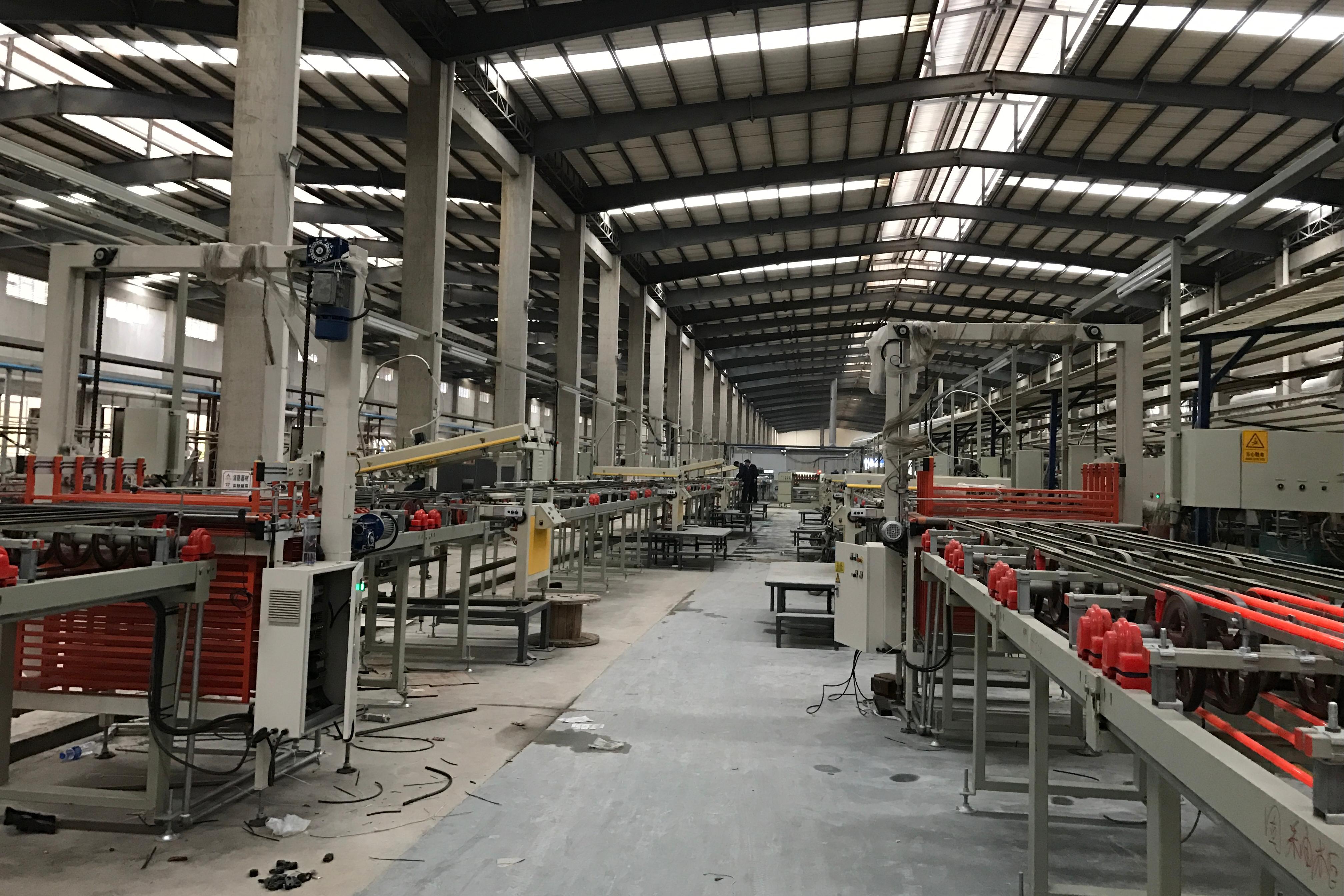 Glazing line