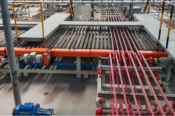 Kiln in and out machine